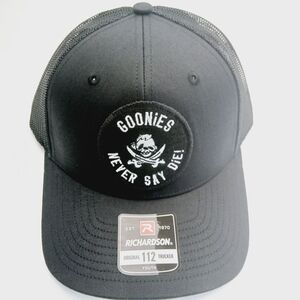 Black Trucker Cap - Goonies Design